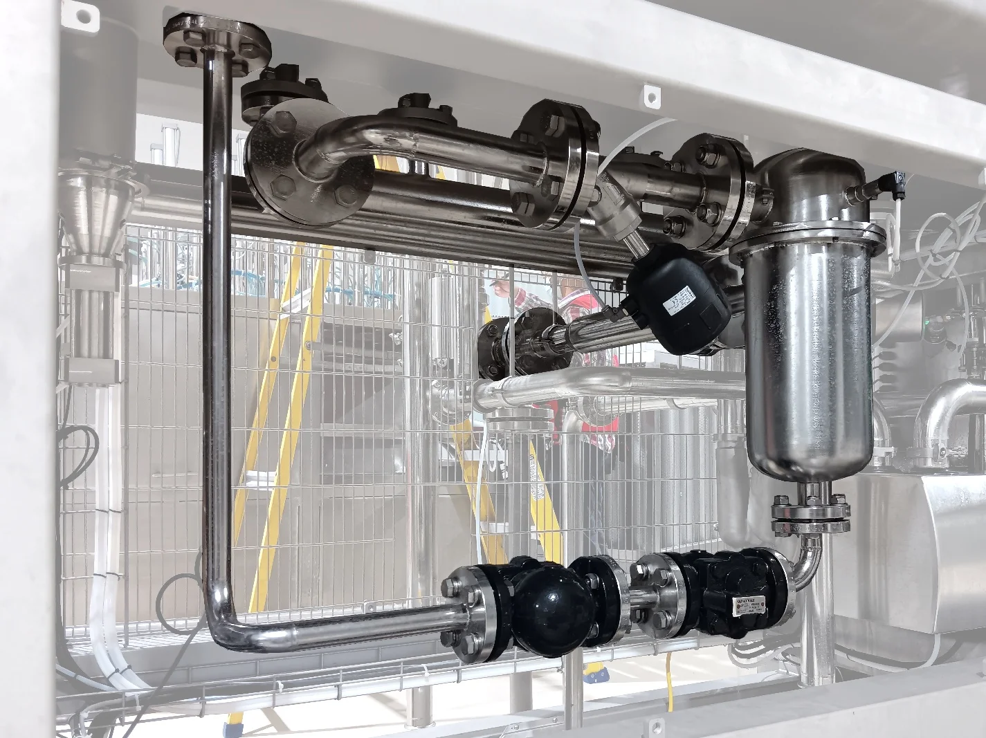 Stretching System — automated steam distribution system with culinary filter